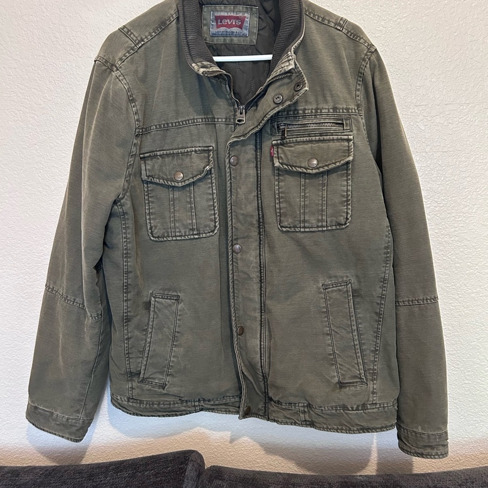 Levi's Olive Military Field Jacket